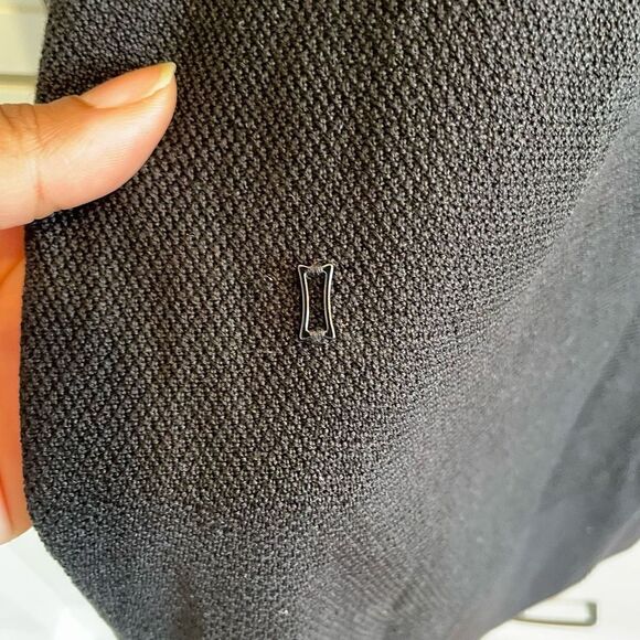 Kit and Ace Sweater Womens M Breeze Through Crew Cashmere Silk Black Luxe NWT - Picture 4 of 7